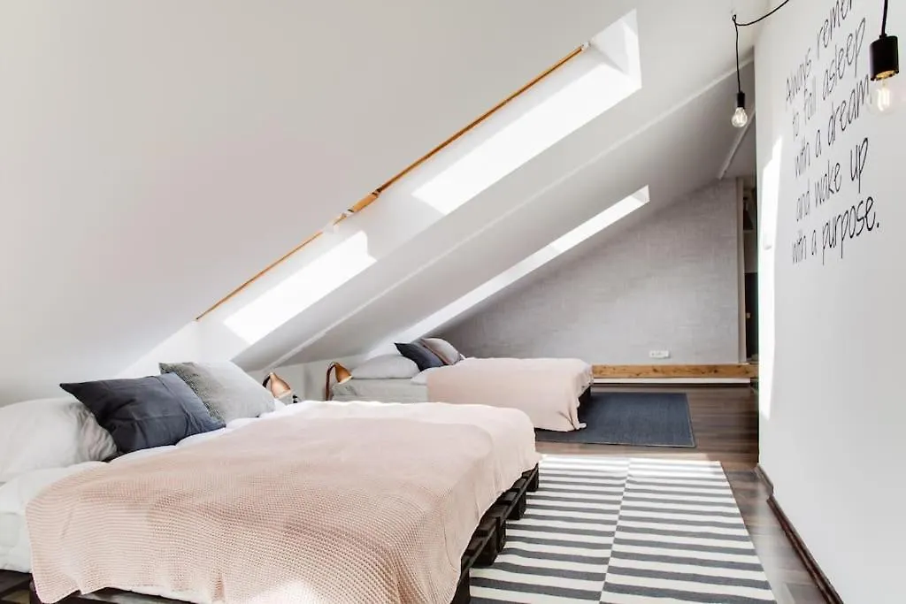 Unique City Centre Duplex, Prague Castle View, Roof Top Terrace Apartment Czech Republic